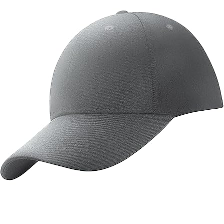 グレー系深めキャップ