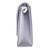 Kaever Femme Sacs Toutes les Saisons Satin Sac de soirée Cristal/strass pour Mariage Soirée/Fête Formel, Argent, 21 x 13 x 5 cm #2