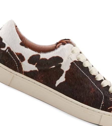 Image of Frye Ivy Low Lace Sneakers for Women - Removable Footbed Shoes - Leather Womens Casual Shoes - Crafted from Soft, Vintage Italian Leather with Removable Molded Footbed