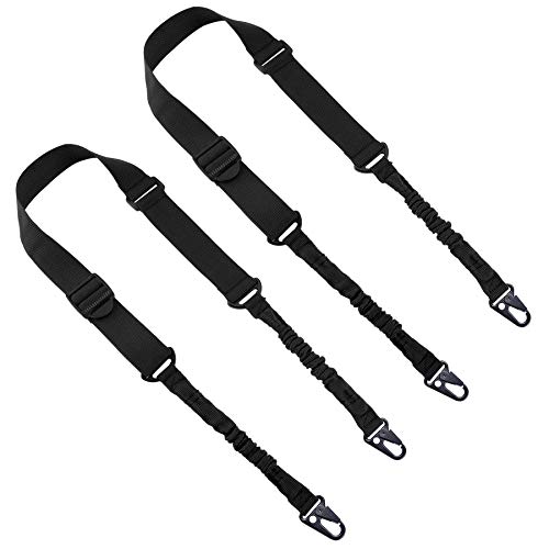 Boosteady 2 Point Rifle Sling, Adjustable Strap Multi Use Gun Sling For Outdoor Sports, Hunting - Bundle Pack Of 2 Updated Version #TOP1