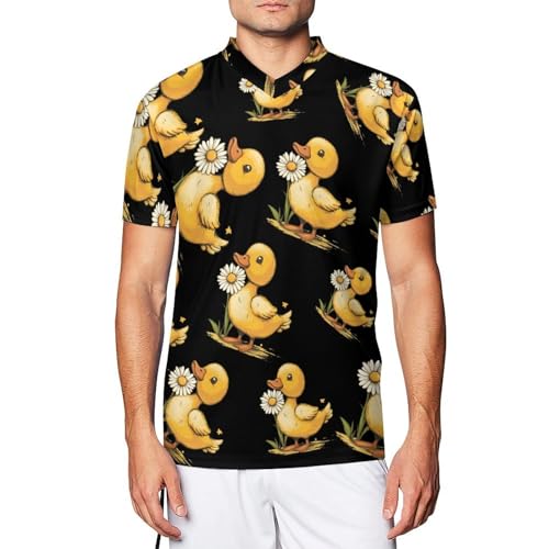 Camiseta deportiva para hombre anti-rozaduras con divertido diseño de pato que evita el calor
