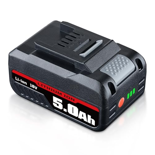 18V 5.0Ah HSL1810 Li-ion Replacement Battery for Power X-Change 18V Compatible with all 18V Power X-Change series tools including power tools and garden machines with LED light