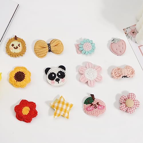 MiDoDo Baby-Haarnadel, Mini-Schleife für neue, rutschfeste Haarspangen, Haaraccessoires für Babys und Mädchen