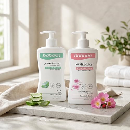 Miniatura 8 de Babaria - Gel Intimo Rosa Mosqueta Y Ácido Láctico Jabon Intimo Mujer Gel Intimo Acción Hidratante Jabón Intimo Mujer Respetuoso Con Ph Intimo