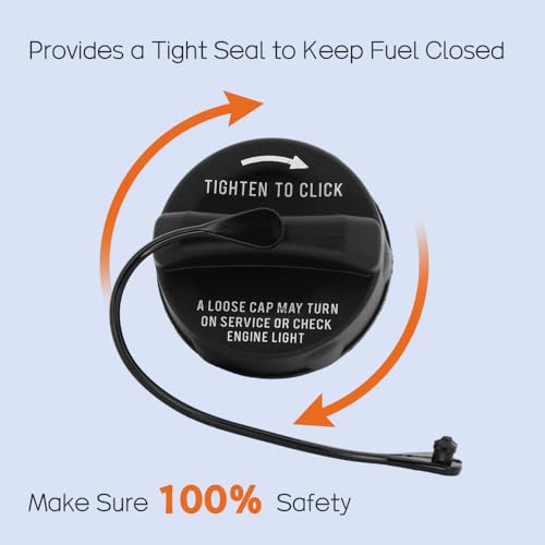 Fuel Gas Cap Compatible with Jeep Wrangler Chrysler 300 Sebring PT Cruiser Town Country Dodge Ram 1500 2500 3500 Replaces 52030377AB 52124512AA 52100552AG - Thumbnail 4