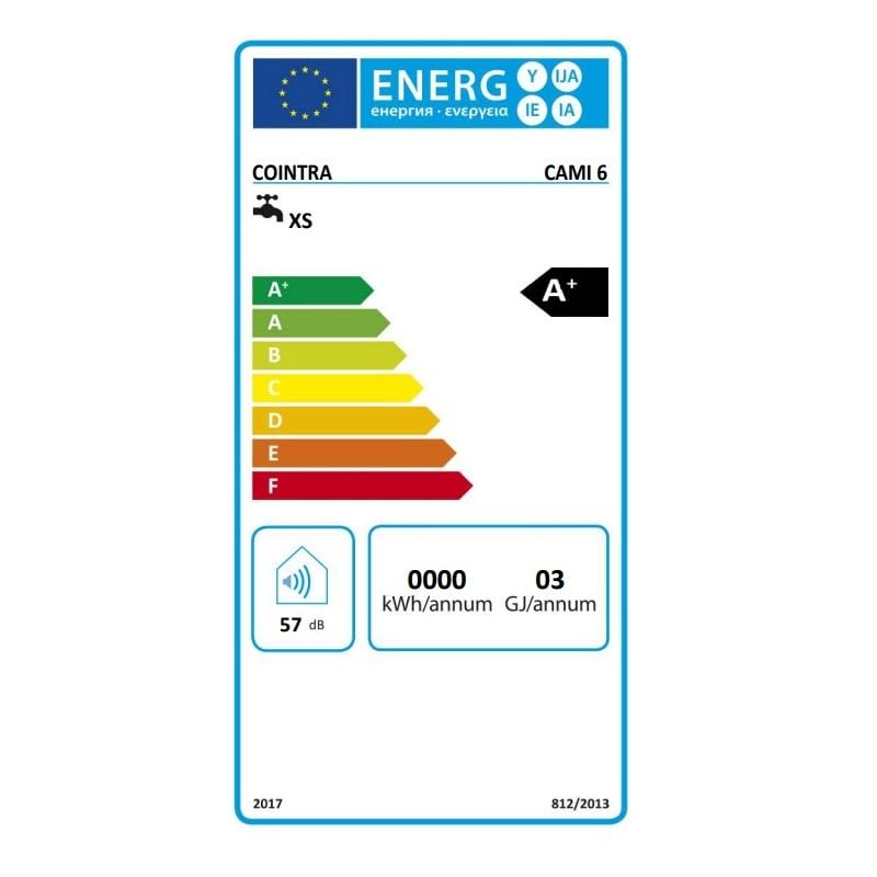 Cointra 6 l Butan Durchlauferhitzer Warmwasserboiler ohne Batterie/Ext-Flamme, Klasse A+ Automatik durch Batterie LOW NOX ATMOSFERICO nicht im Lieferumfang enthalten