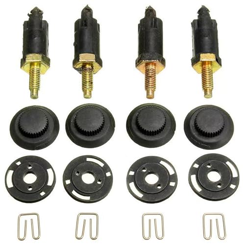 4 Set Kit de Fixations Couvre Moteur 2.0 HDI Compatible avec Citroën Berlingo C4 C5 Xantia Xsara et Peugeot 206 306 307 406 607 806 Expert OEM 0137F6 13711...