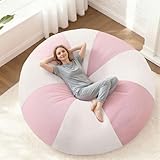 HABUTWAY Sitzsack für Erwachsene, 122 cm, mit Memory-Schaum gefüllt...