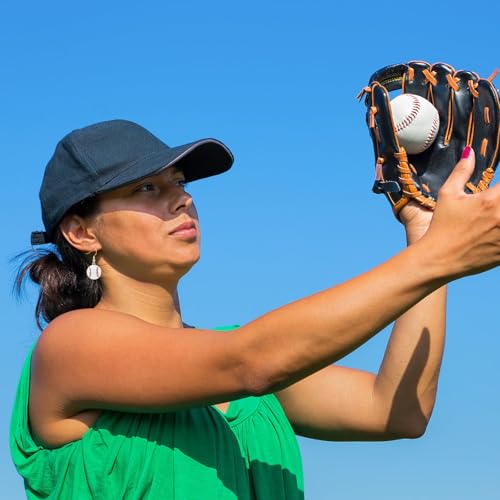 Baseball Earrings for Women, Ball Shape Dangle Earrings Sport Ball Dangle Earring Baseball Player Jewelry Baseball Mom Gifts Accessories Baseball Dangle Sports Earrings for Women 6