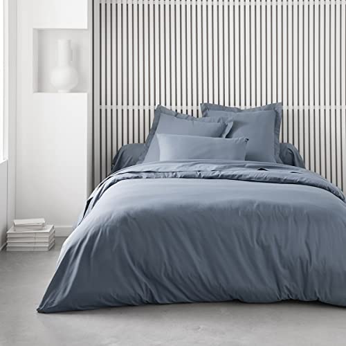 TODAY Cotton Duvet Cover 240 x 260 cm for 2 People, Blue, Jumeau - Image 2