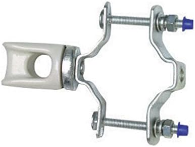 ProConnex Adjustable in. Dia. Porcelain/Steel Wireholder For NM/SE 1 pk