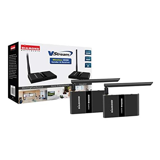 Diamond Multi- Channel 2X2 Wireless HDMI 5GHz Kit, Stream HD 1080P Video/Audio up to 150 ft from Any HDMI Source to HDTV/Monitor/Projector (VS300M)