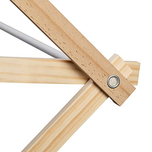 Honey-Can-Do DRY-01168 Indoor Wood Folding Clothes Drying Rack