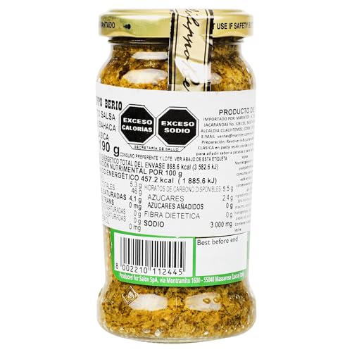 Image of Filippo Berio Classic Pesto, 190 g (Pack of 3)