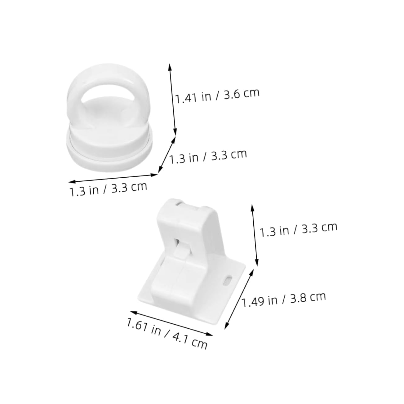 Toyvian Magnesy 4 Zestawy Magnetyczny Zamek Do Szuflady Dla Dzieci Magnes Blokada Bezpieczeństwa Szafki Dziecięcej Ochrona Materiał Abs Dziecko Szafka Dla Dzieci