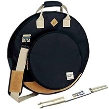 Manufacturer: Tama TCB22BK PowerPad Designer Cymbal Bag Black 22 Inches Large compartment 22 inches for crash cymbals and ride cymbals / small compartment 15 inches for hi-hats, spashes, effect pools Includes 6 compartment dividers (3 pieces 22 inche...