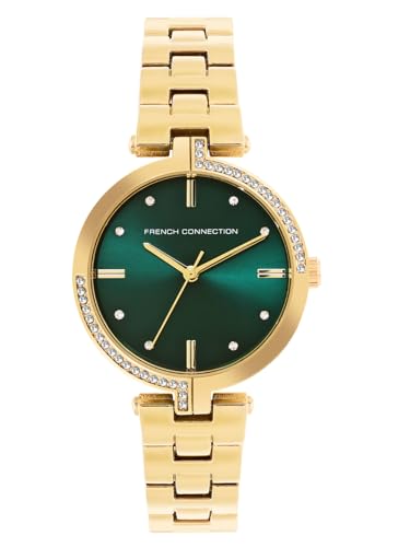 Image of French Connection Women's Green Dial Analog Watch - FCW10NGM