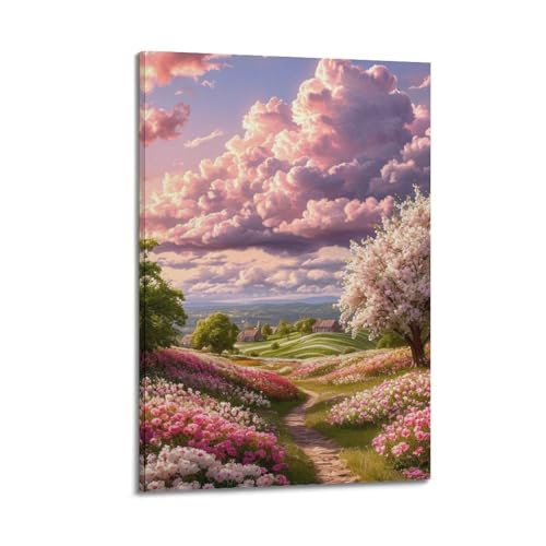 Art mural moderne sur toile ZOGJIN paysage de printemps haut de gamme décoration 40x60