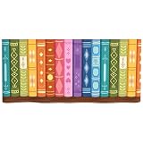 Classroom Desk Skirt 70.87x29.53in Rectanfgular Colorful Bookshelf Cover