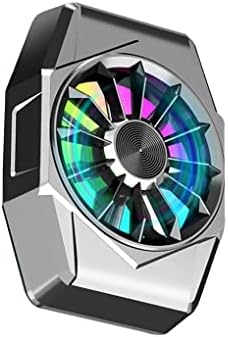 Ailan USB Rechargeable Mobile Phone Cooler Cellphone Cooling Fan with Charger Cordless Smartphone Gaming Radiator Travel, Black