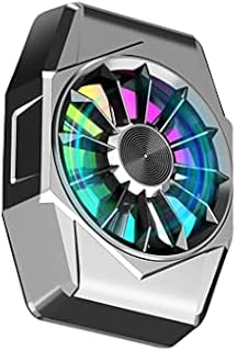 Ailan USB Rechargeable Mobile Phone Cooler Cellphone Cooling Fan with Charger Cordless Smartphone Gaming Radiator Travel, Black