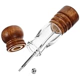 MOKKHNB Manuelle Pfeffermühle und Acryl Kompakt und Nachfüllbar Salz und Pfeffer Mahlwerk für Zuhause Wiederverwendbar