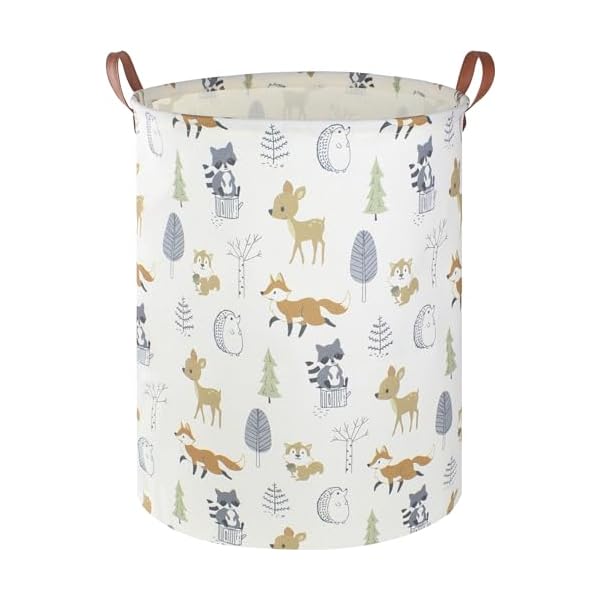 Baby laundry hamperkids laundry basketwaterproof storage bin for bedroomclothes organizer baskettoys boxroom decoranimal  urban country home decor