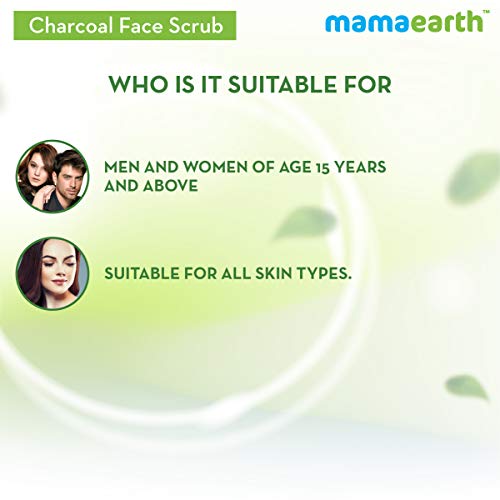 Mamaearth Charcoal Face Scrub for Oily and Normal skin, with Charcoal and Walnut for Deep Exfoliation - 100g - Image 7
