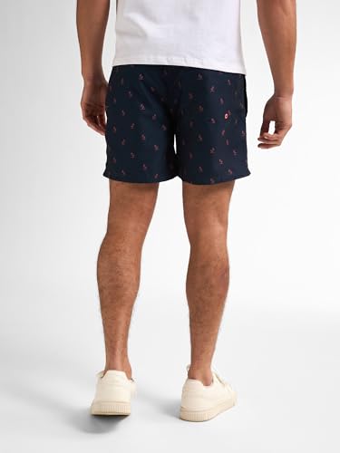 Petrol Industries - Badehose mit Allover-Muster Wavecrestview Blau XL