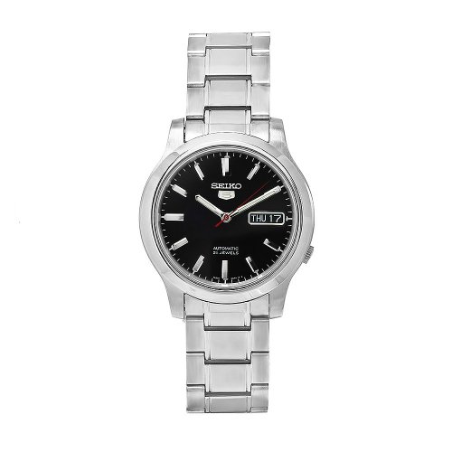 Seiko ZCR[ Men's SNK795K1S Stainless-Steel AiO with Black Dial Watch jp Y rv isAj