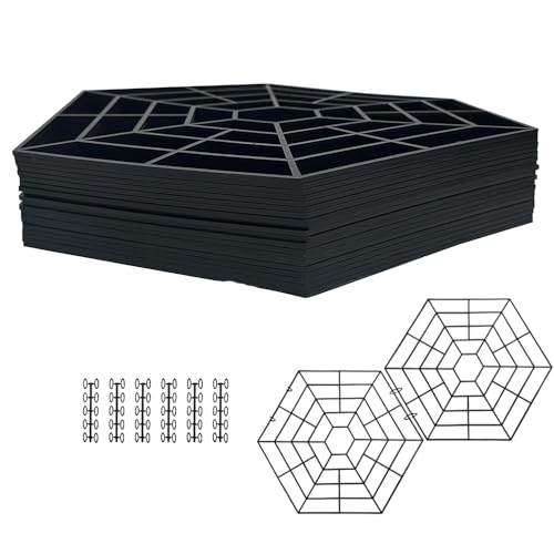 20 Pack Plastic Pond Guard Net Protector,Floating Net,Fish Protector Pond Guard,Floating Pond Netting for Koi,Protection, Heron Deterrent