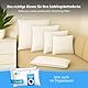 Kopfkissen 80x80 inSPIRO, Premium Kissen von Schlafexperten entwickelt, Ergonomisches Schlafkissen für Seitenschläfer, Rückenschläfer, Bauchschläfer, Ideales HWS Nackenstützkissen, Pillow Made in EU