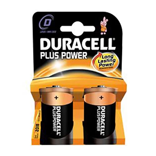 Duracell Plus Power D Battery - 2 Pack