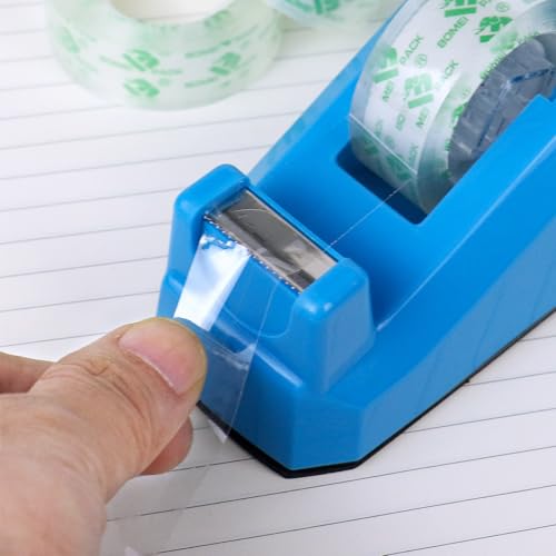 Ruban adhésif transparent à forte adhérence avec mandrin bleu 2,5 cm