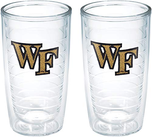 Tervis Wake Forest Emblem Tumbler, Set of 2, 16 oz, Clear -