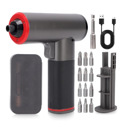 Image of KKnoon Cordless Electric Set with Extension Bar 4V Power with 12 Bits LED Light 5N.m Electric 10N.m Manual Torque for Home Installation Repair Furniture Assembly