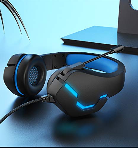 GAMURRY Gaming Headset für PS4 PC Xbox One S,3.5mm Gaming Kopfhörer mit Mikrofon,Surround Sound Noise Cancelling mit LED Licht,für Laptop,Mac,Tablet,Smartphone,PS vita,Nintendo Switch(Schwarzblau) - Image 6