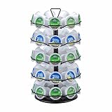 ZCDCP K Cup Holder, Keurig Coffee Pods Carousel with 360 Degree Rotation, 5 Tiers Coffee Pods Storag