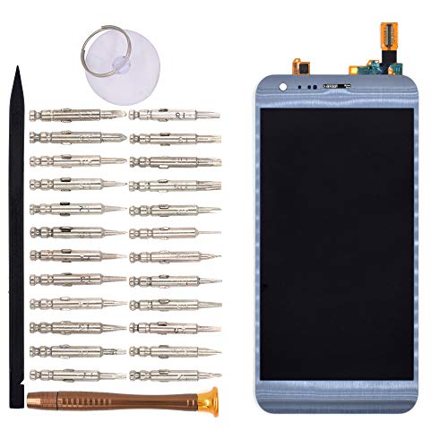 Image of LCD Screen Display with Digitizer Touch Panel Without Bezel Frame Compatible with LG X cam K580(Silver)