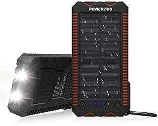 POWERADD Apollo 2 Solar Charger 12000mAh Portable Solar Power Bank Waterproof Battery Packs