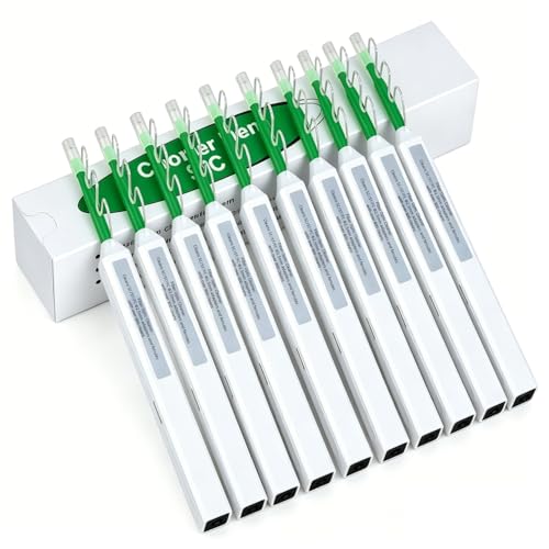 Outil de nettoyage de fibre optique SC 2.5 mm lot de 10 stylos virole UPC APC