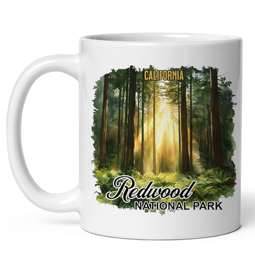 Redwood National Park Ceramic Mug 11oz with Grip
