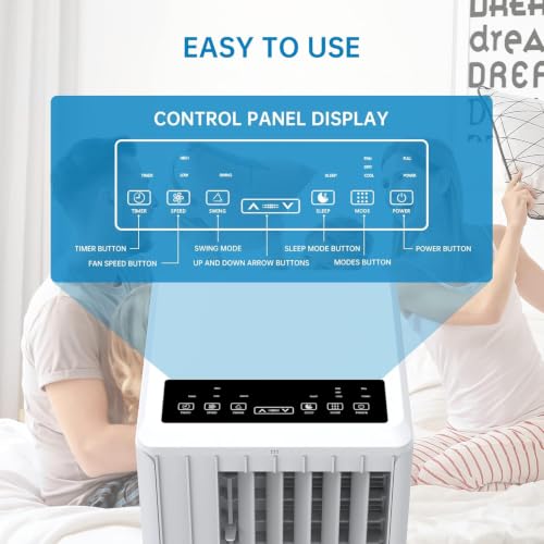Image of Garvee 8000 BTU Portable Air Conditioner Smart 3‑in‑1 Cool,Covers 350 Sq.ft