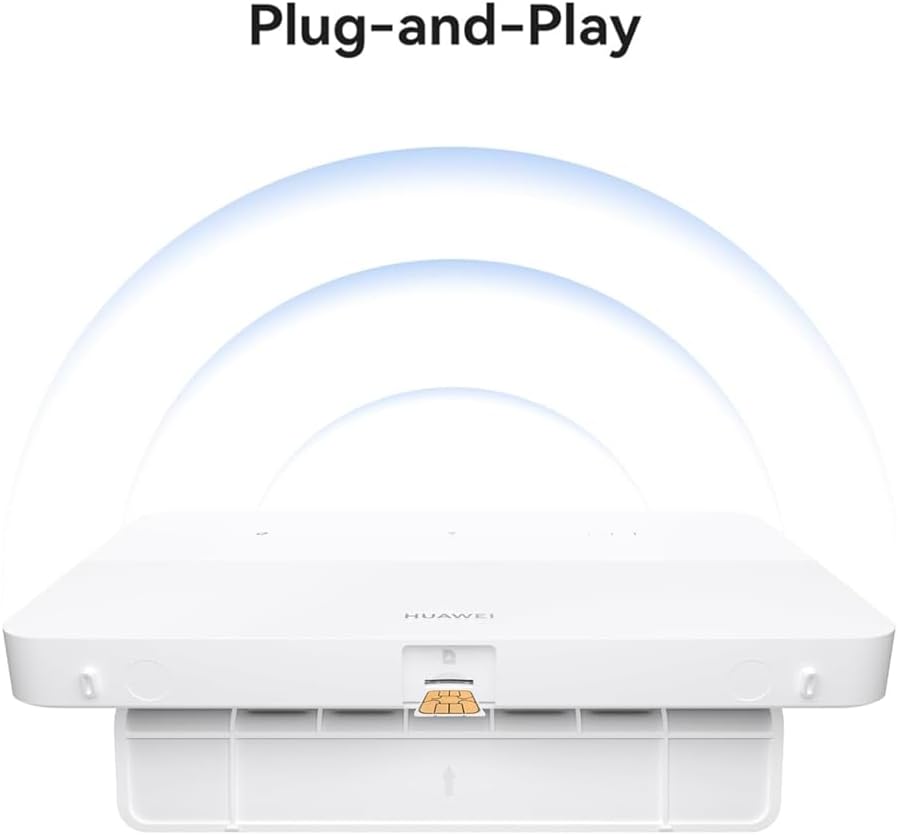 Huawei E5586, CAT 4, Portable 4G Low Cost Travel Wi-Fi, Roams on all World Networks, Genuine UK Warranty Stock, with FREE SMARTY SIM- White