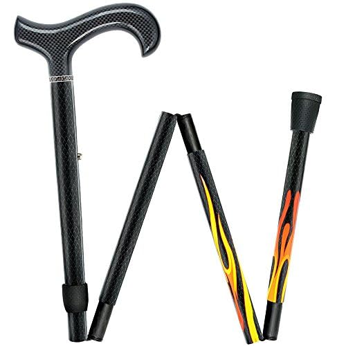 Stylish Walking Sticks – Derby Walking Canes with Mesh Carbon