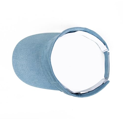 Image of ANDICEQY Sport Sun Visor Hats Adjustable Empty Top Baseball Cap Cotton Ball Caps for Women and Men