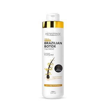 Brazilian Botox Keratin STEP 03 1L - Deep Repair & Strengthening for Damaged, Frizzy Hair | Smooth & Manageable Locks | Perfect for Chemically-Treated Hair