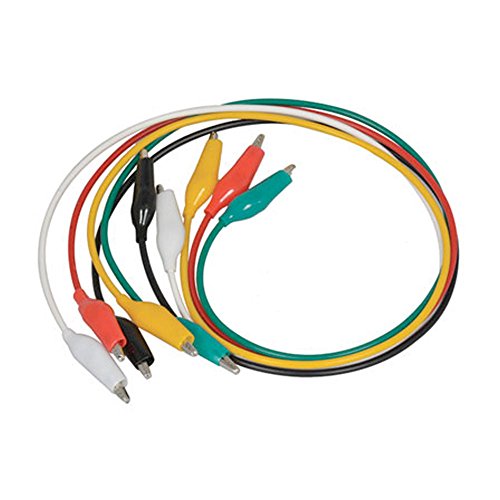 Image of GAL1016 Alligator Clip Test Leads - 2 Sets of 5 Colors, 16 AWG (Pack of 10)
