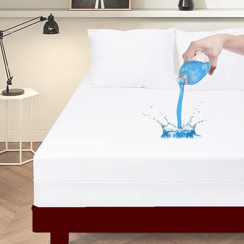 Anti Bed Bug Mattress Protector – 100% Waterproof & Breathable Cover with 3-Sided Zipper | Bed Bug & Dust Mite Proof | Total Encasement, Fits Single, Double, King, Super King | 30cm Deep (Double) - Image 6