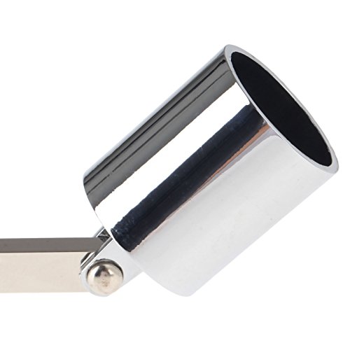 bowarepro Kerzenlöscher mit langem Griff, glockenförmiger Edelstahl-Kerzenlöscher Stab, Kerzenzubehör zum Auslöschen von Flammen und Kerzen sicher löschen silber - Image 5